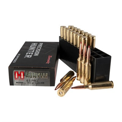 HORNADY 6.5 PRC 143GR ELD-X 100 ROUNDS