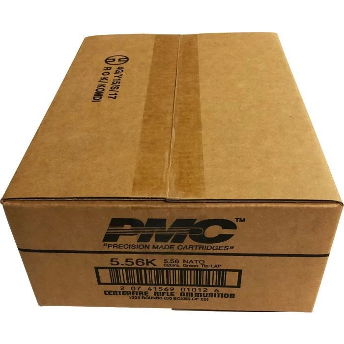 PMC X-TAC 5.56NATO Rifle Ammo - 62 Grain | LAP (1000 Round Case)