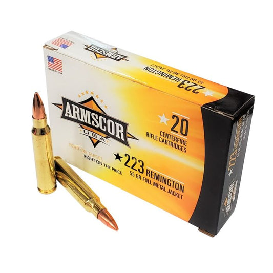 Armscor .223 Rem. Rifle Ammo - 55 Grain | Full Metal Jacket