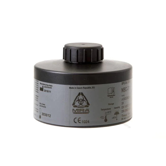 CBRN Gas Mask Filter NBC-77 SOF 40mm Thread - 20 Year Shelf Life | Fits CM-6M & CM-7M Gas Mask